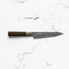 Hatsukokoro Ryuhyo Kurozome SG2 Damascus Petty 150mm - Persimmon