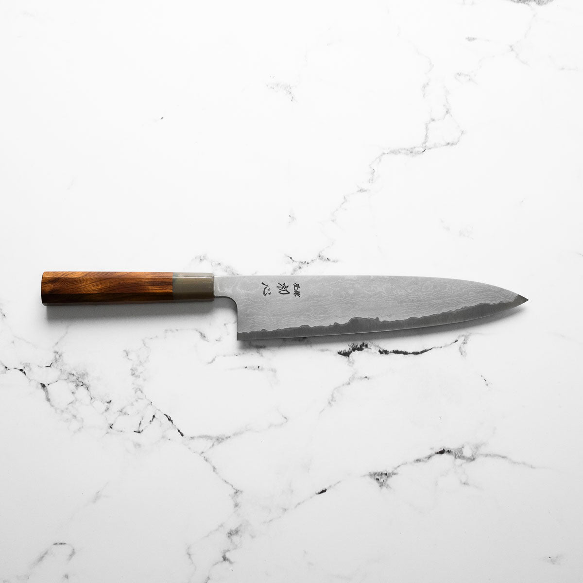 Hatsukokoro Blue 1 Damascus Gyuto 240mm