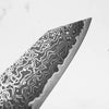 Hatsukokoro Ryuhyo Kurozome SG2 Damascus Kiritsuke Gyuto 240mm - Persimmon
