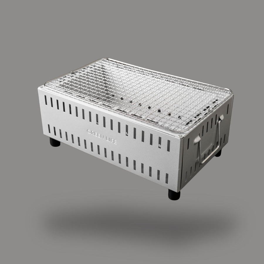 Green Life Tabletop BBQ Grill - Silver