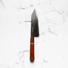 Hatsukokoro Ryuhyo Kurozome SG2 Damascus Bunka 180mm - Sandalwood