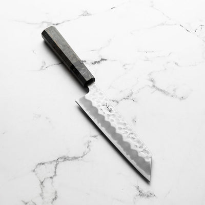 Tsunehisa White 2 Stainless Clad Tsuchime Bunka 165mm - Dark Maple