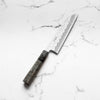 Tsunehisa White 2 Stainless Clad Tsuchime Bunka 165mm - Dark Maple