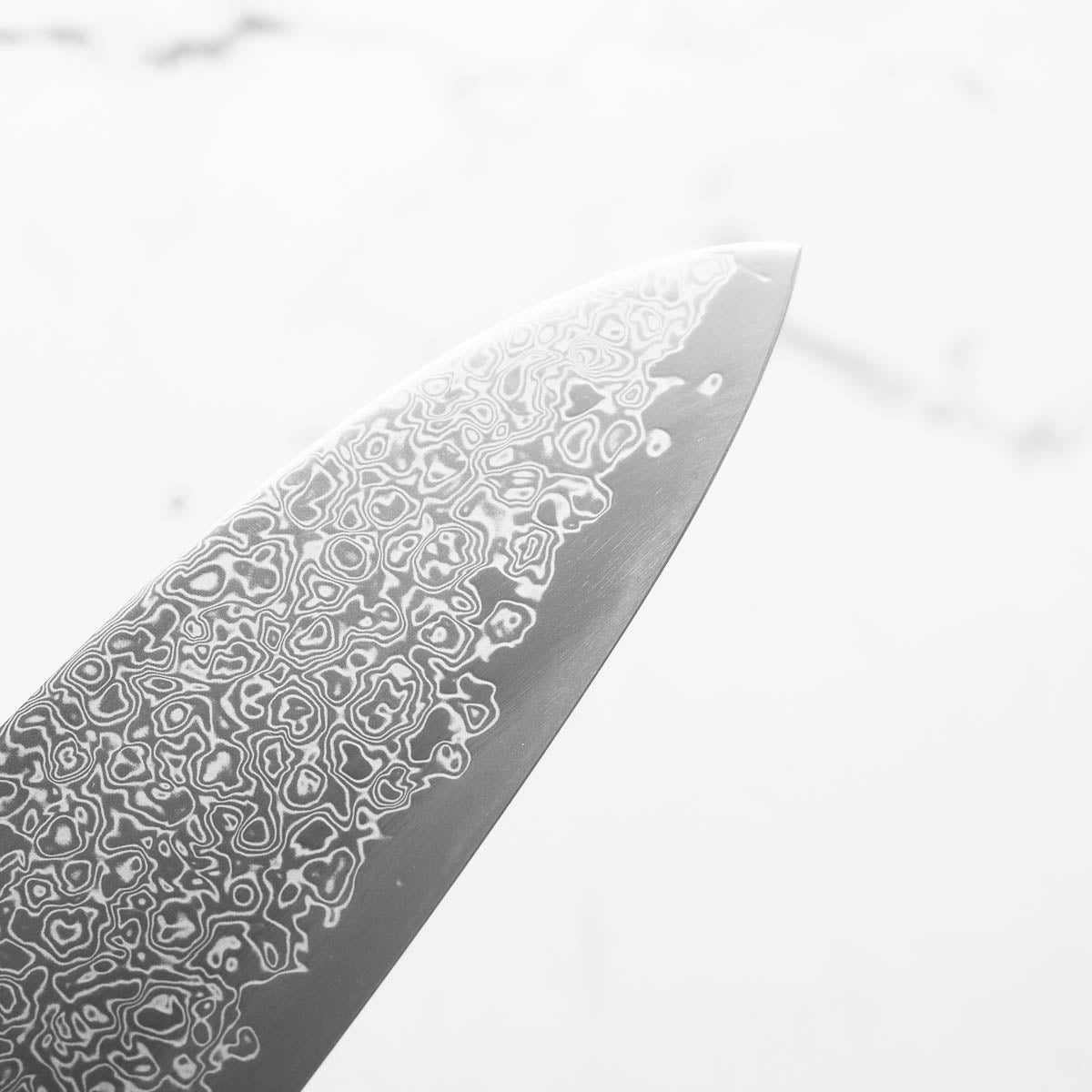 Hatsukokoro Saihyo SG2 Damascus Gyuto 210mm - Carbon Fibre