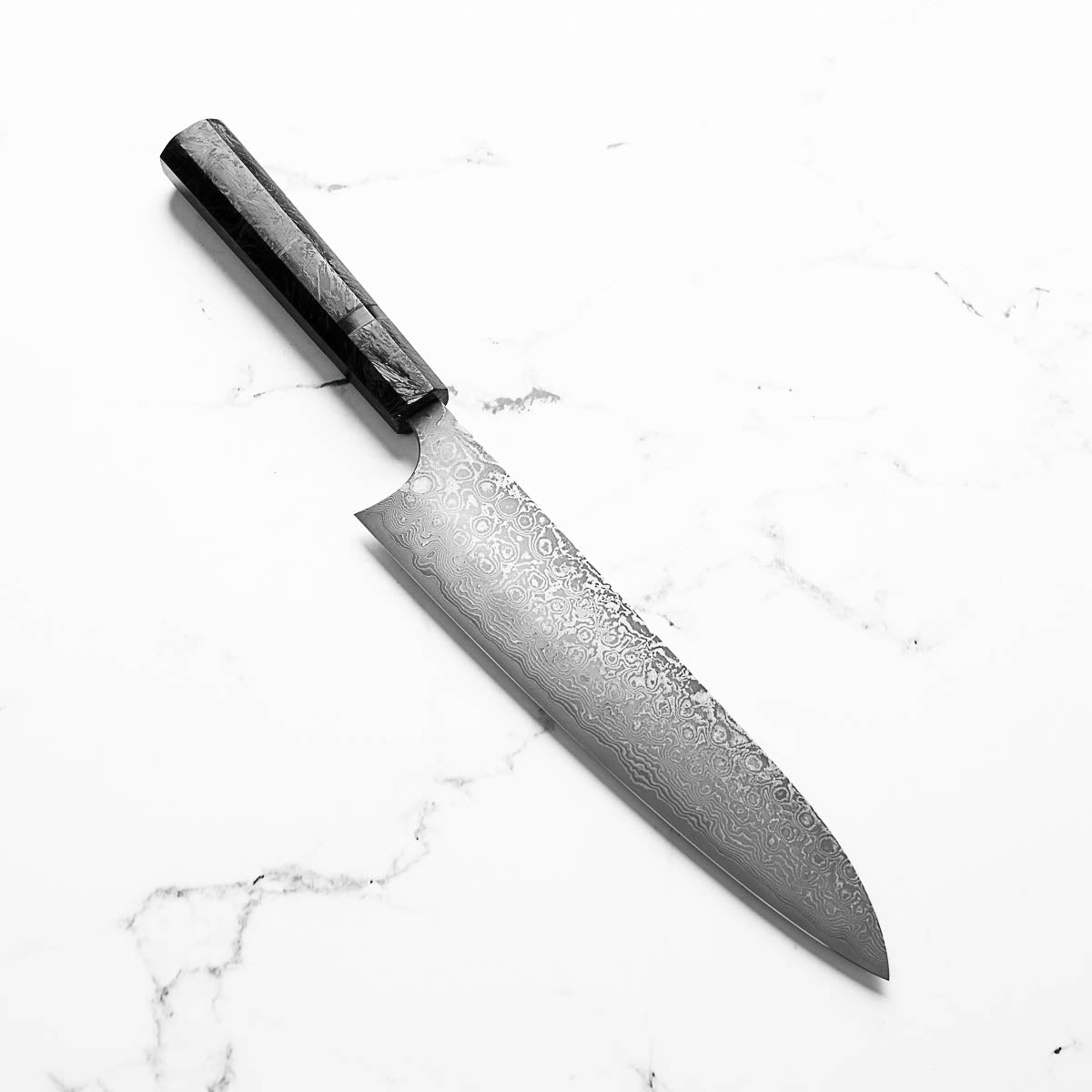 Masakage Kumo Gyuto 210mm - Dark Carbon Fibre