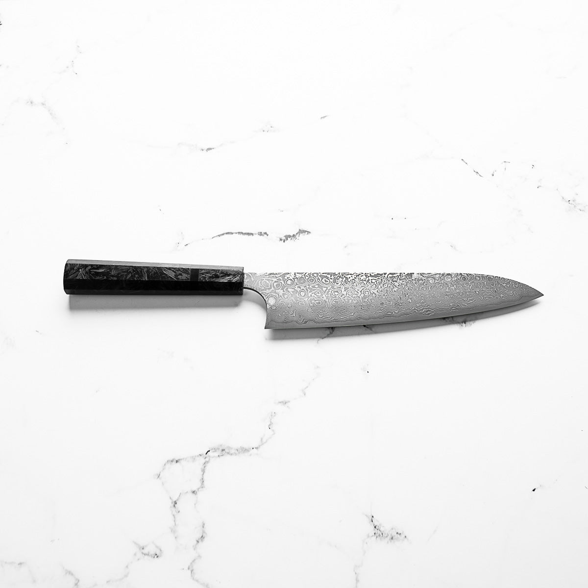 Masakage Kumo Gyuto 210mm - Dark Carbon Fibre
