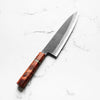 Mutsumi Hinoura Ajikataya White 2 Gyuto 210mm - Resin (Red)