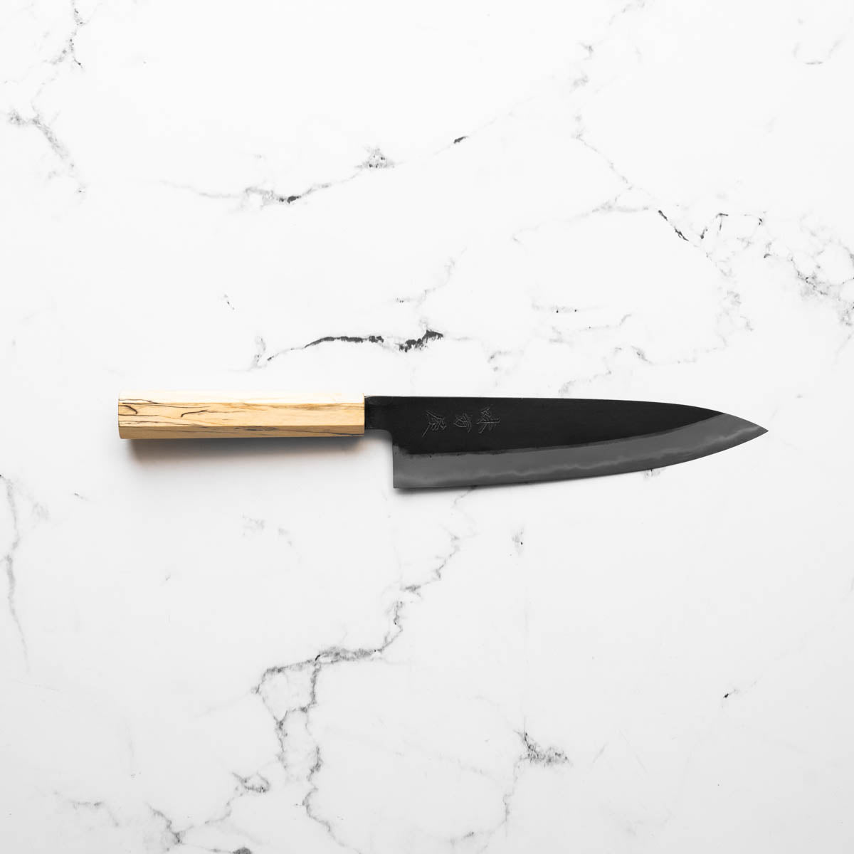 Mutsumi Hinoura Ajikataya White 2 Gyuto 210mm - Spalted Maple