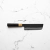 Mutsumi Hinoura Ajikataya White 2 Nakiri 165mm - Ebony & Blonde