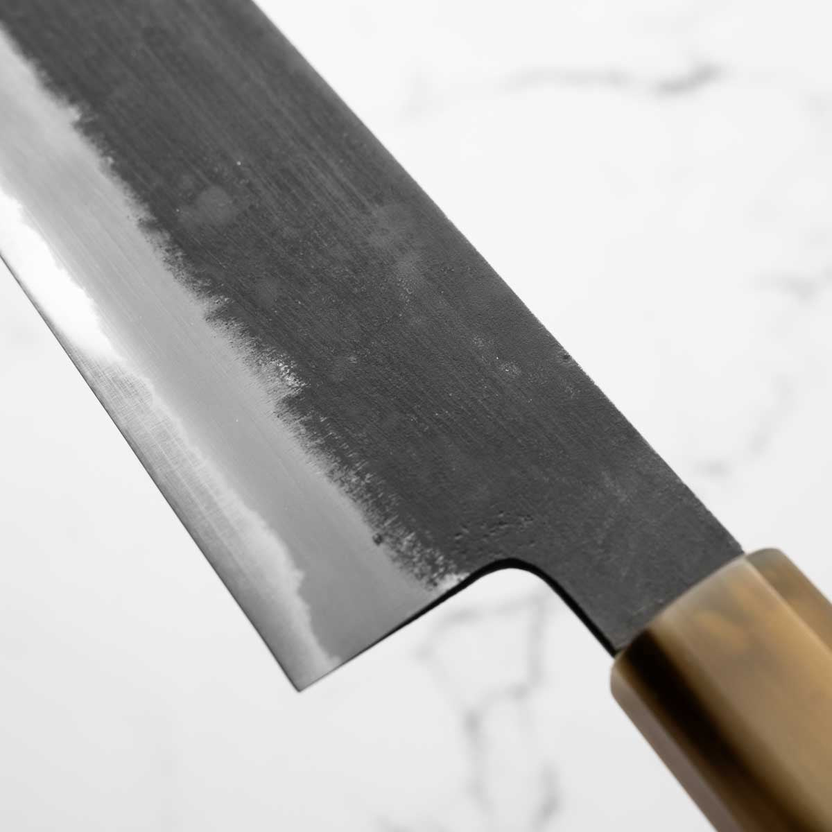 Mutsumi Hinoura Ajikataya White 2 Nakiri 165mm - Ebony & Blonde