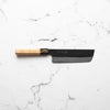 Mutsumi Hinoura Ajikataya White 2 Nakiri 165mm - Lauraceae & Black Horn