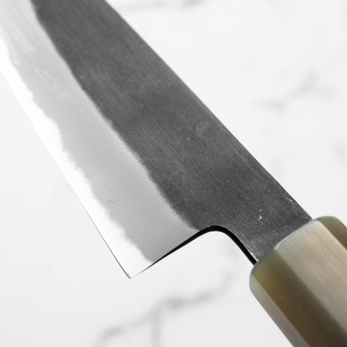 Mutsumi Hinoura Ajikataya White 2 Petty 135mm - Ebony & Blonde
