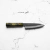 Mutsumi Hinoura Ajikataya White 2 SS Clad Petty 135mm - Resin (Green)