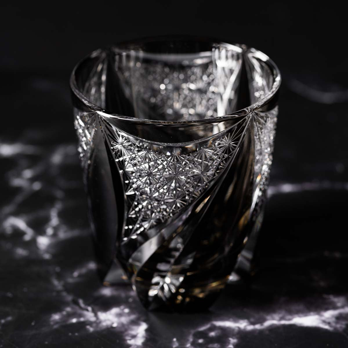 Nemoto Glass Crafts Rock Glass Harp Gray