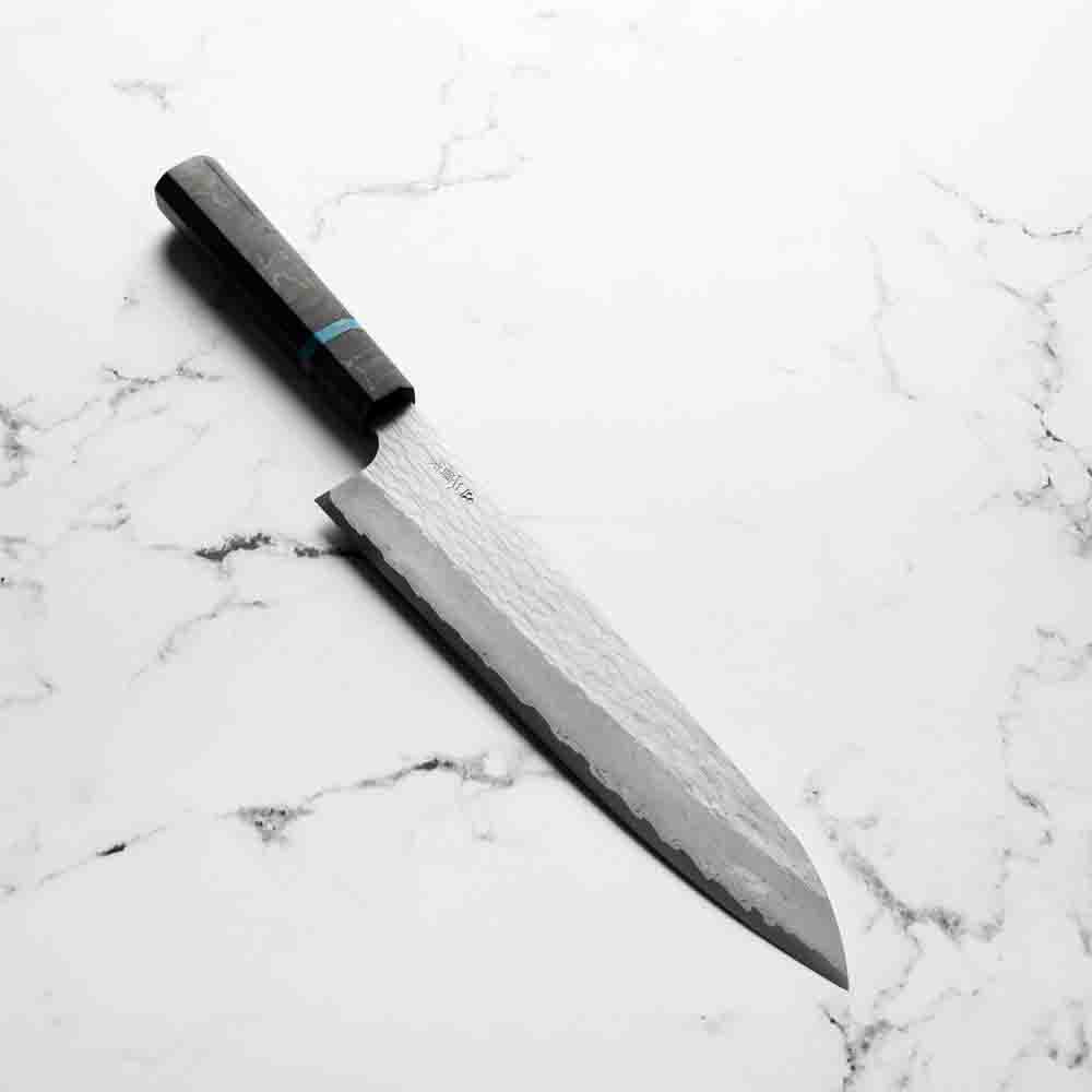 Nigara Hamono VGXEOS Gyuto 240mm - Maple Turquoise