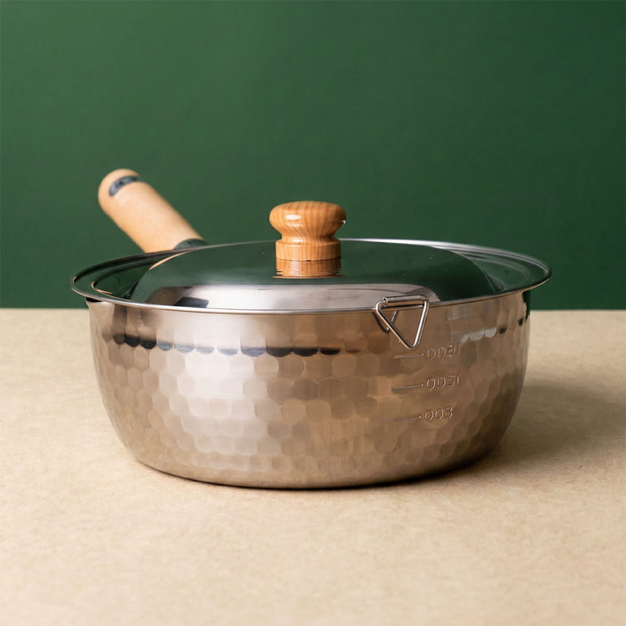Yoshikawa Stainless Yukihira Saucepan 20cm