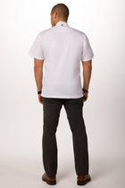 Cannes Press Stud Chef Jacket - White