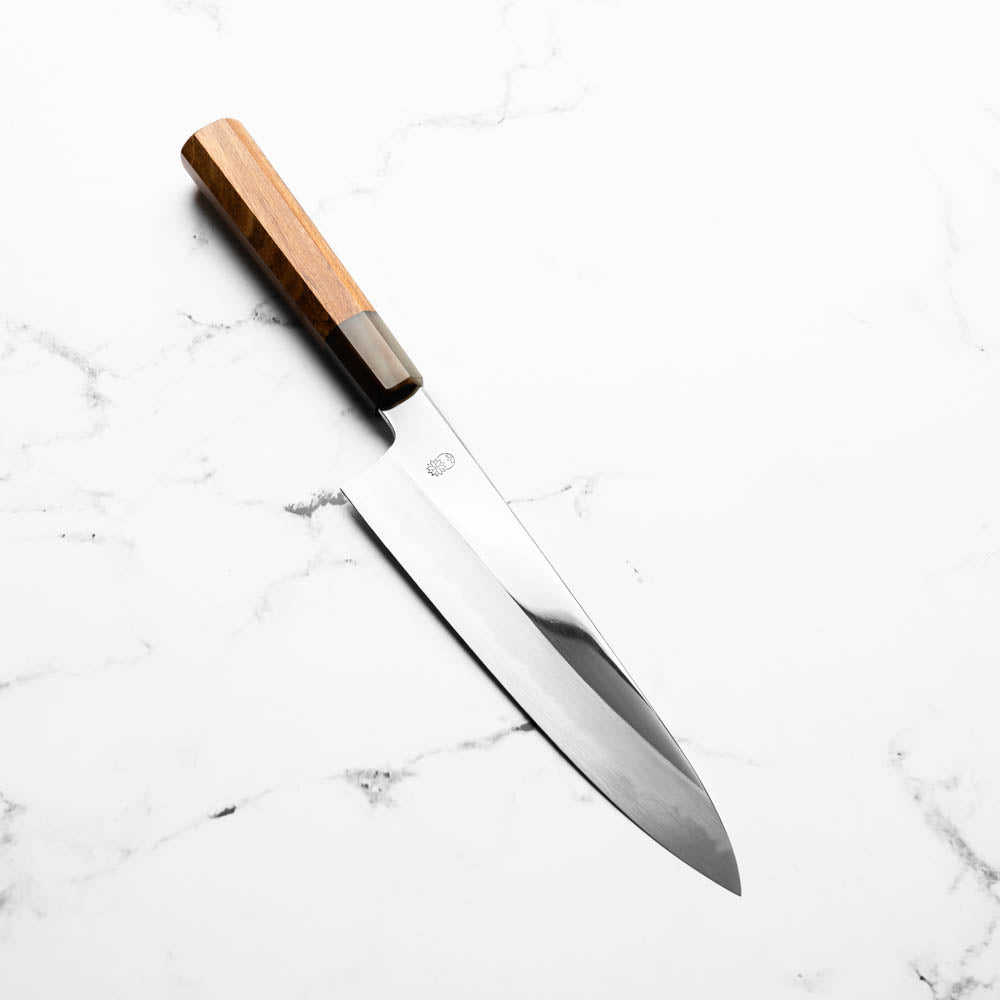 Sakai Kikumori "Choyo" Blue 1 Gyuto 210mm - Quince