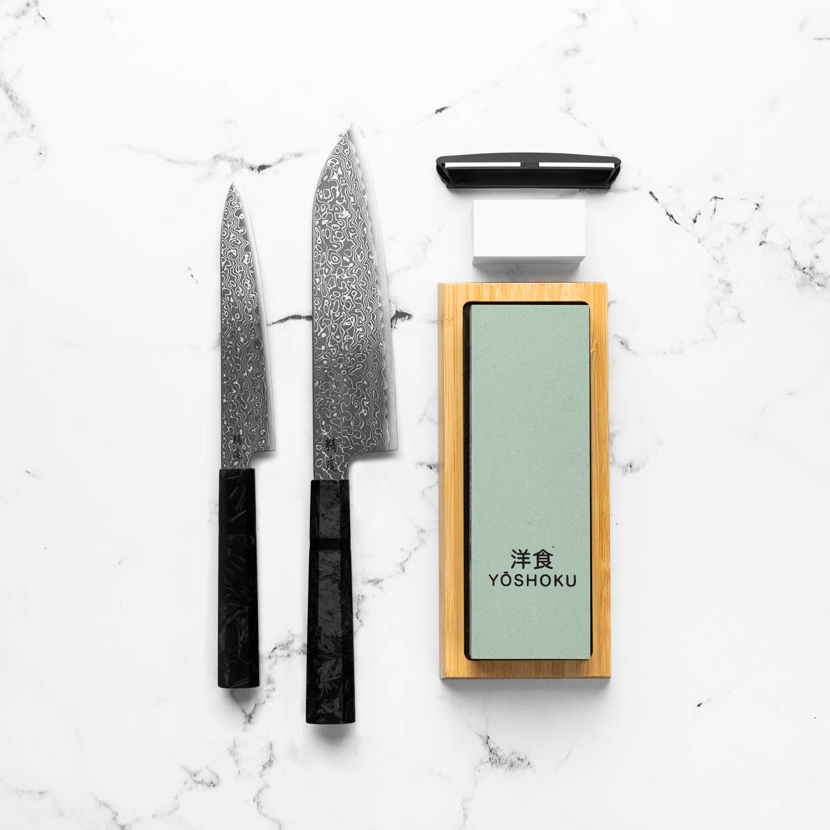 Seido VG10 Kurozome Nickel Damascus 2 Knife Set