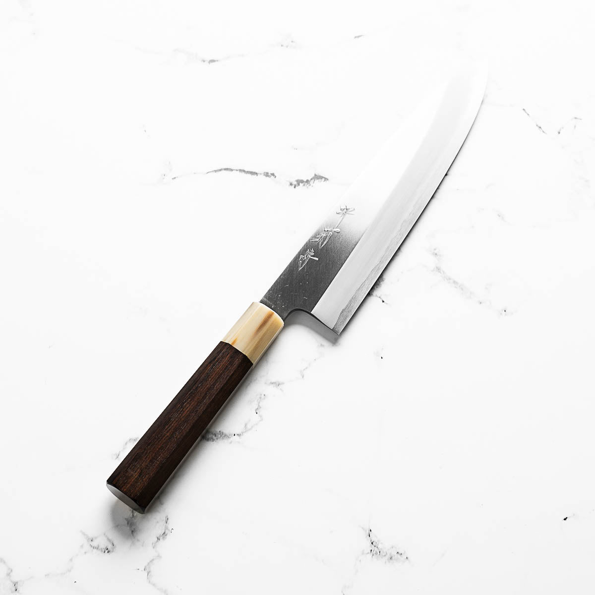 Togashi x Sakai Kikumori White 1 Stainless Clad Gyuto 240mm