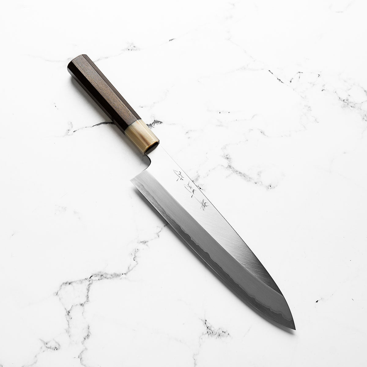 Togashi x Sakai Kikumori White 1 Stainless Clad Gyuto 240mm