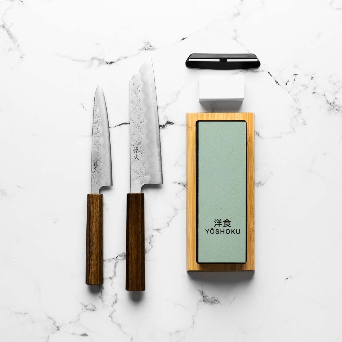 Tsunehisa Ginsan Nashiji 2 Knife Set
