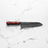 Tsunehisa Ginsan Nashiji Santoku 165mm - Western Handle