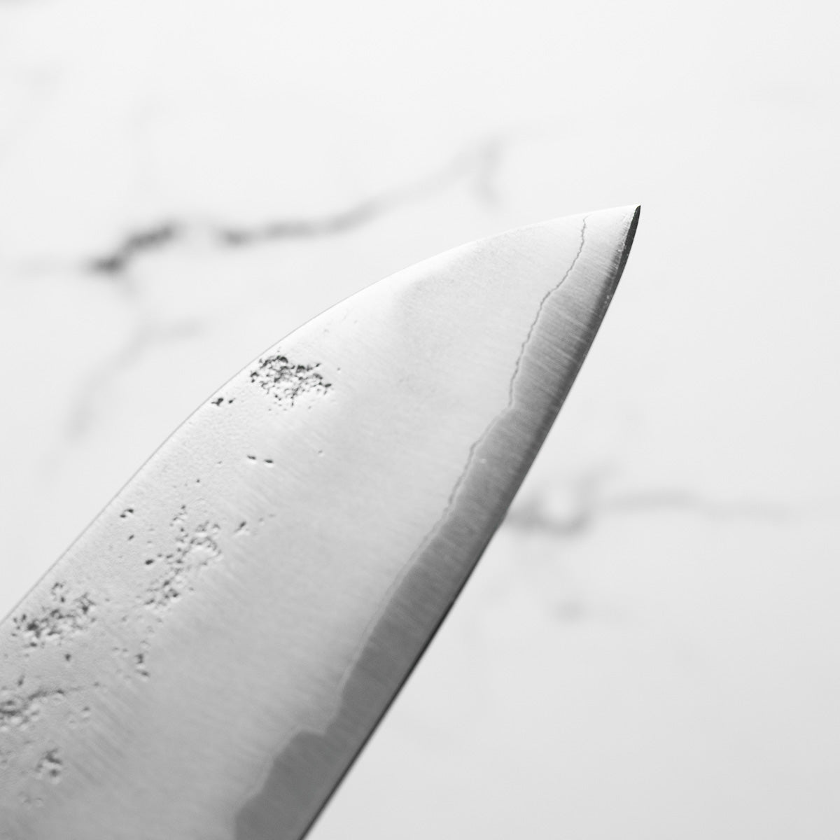Tsunehisa Ginsan Nashiji Santoku 165mm - Western Handle