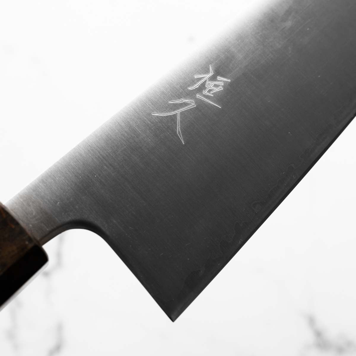 Tsunehisa Migaki Blue Super Gyuto 210mm - Maple White Stripe