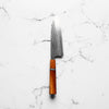 Tsunehisa AUS-10 Nawame Tsuchime Santoku 165mm - Sandalwood