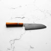 Tsunehisa AUS-10 Nawame Tsuchime Santoku 165mm - Sandalwood