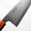 Tsunehisa AUS-10 Nawame Tsuchime Santoku 165mm - Sandalwood