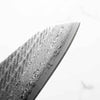 Tsunehisa AUS-10 Nawame Tsuchime Santoku 165mm - Sandalwood