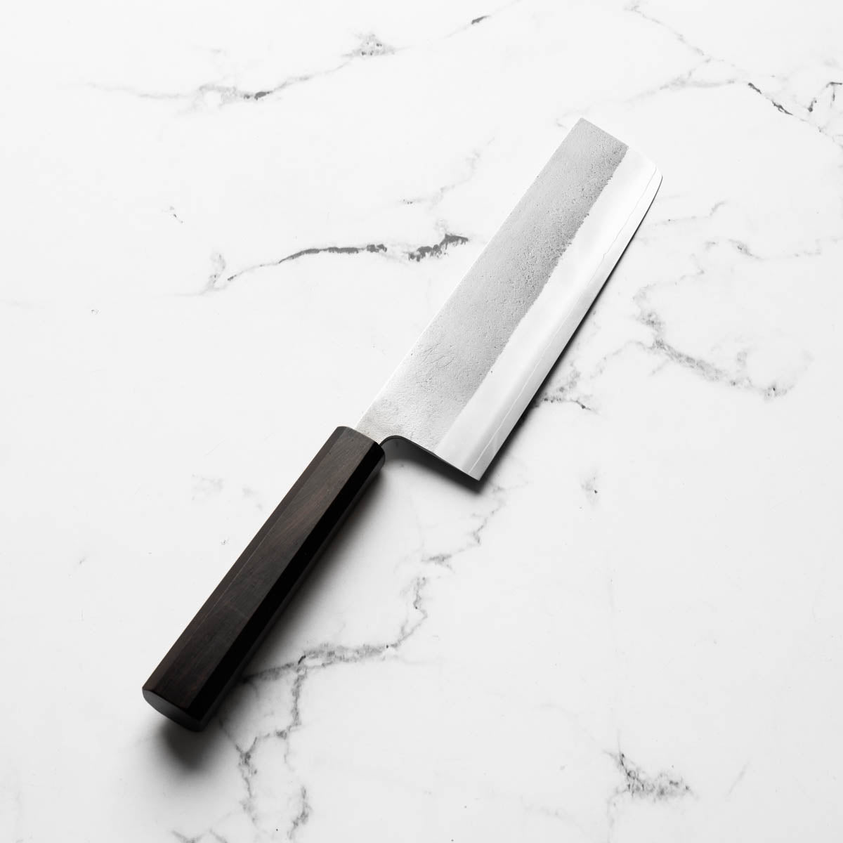 Yoshikane Hamono SKD Nashiji Nakiri 165mm - Ebony