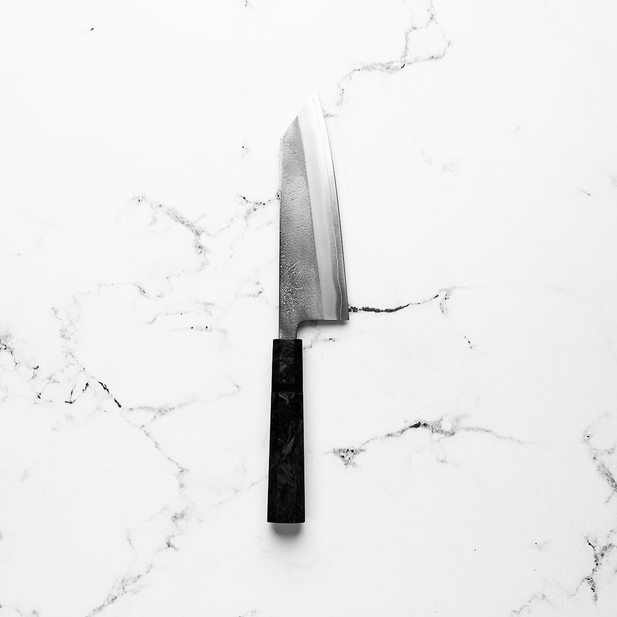 Yoshikane (Hatsukokoro) SKD Nashiji Bunka 165mm - Dark Carbon Fibre