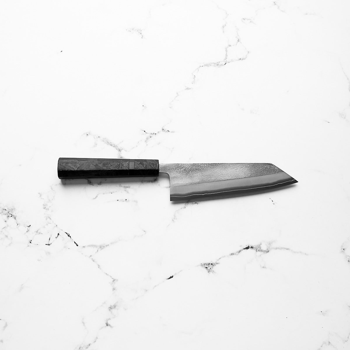 Yoshikane (Hatsukokoro) SKD Nashiji Bunka 165mm - Dark Carbon Fibre