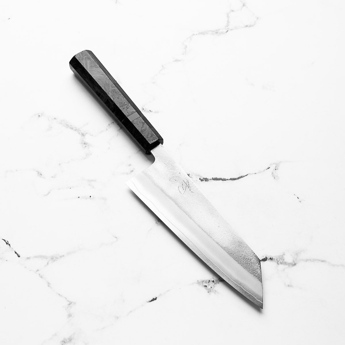 Yoshikane (Hatsukokoro) SKD Nashiji Bunka 165mm - Dark Carbon Fibre