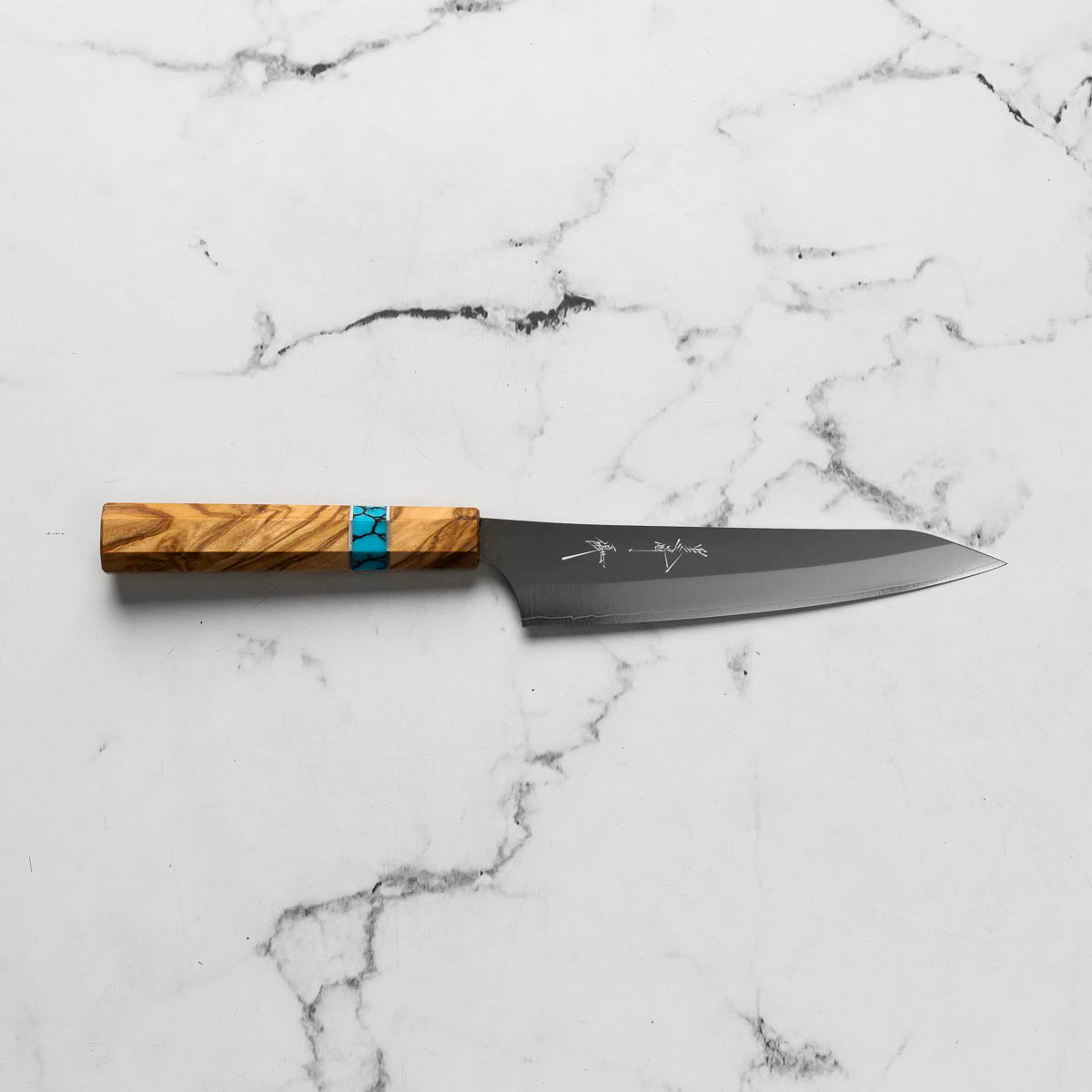 Yu Kurosaki Shin-Gekko VGXEOS Petty 150mm - Olive Wood