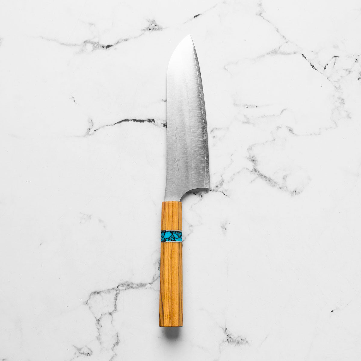 Yu Kurosaki Shin-Gekko VGXEOS Santoku - Olive Wood