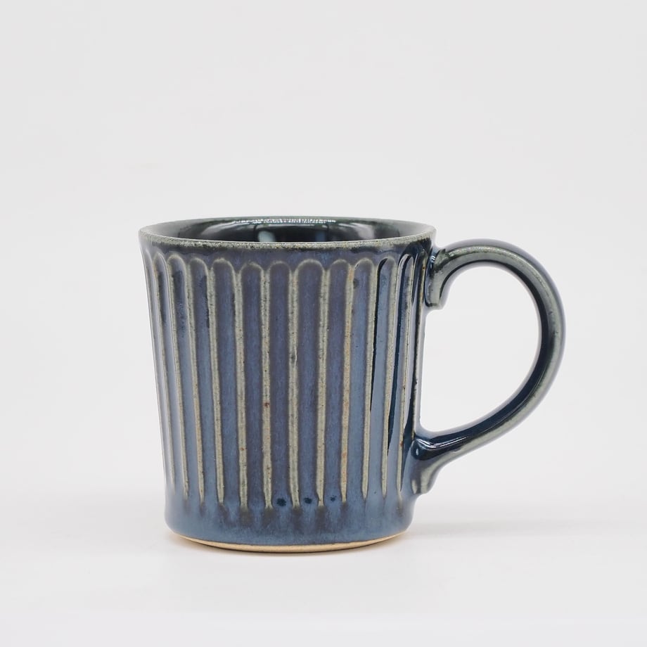 Bread & Rice Prussian Mug - Navy Blue