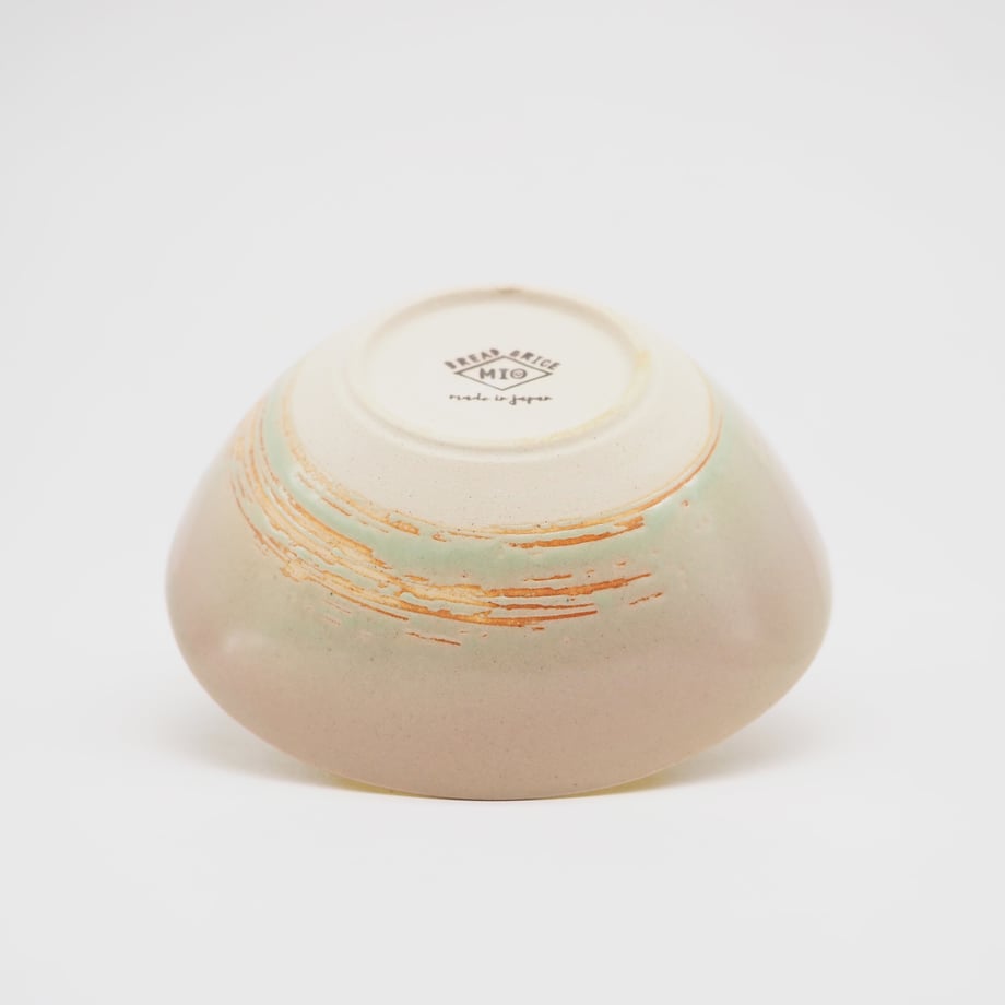 Bread & Rice Glossy Glaze Medium Bowl - Clear