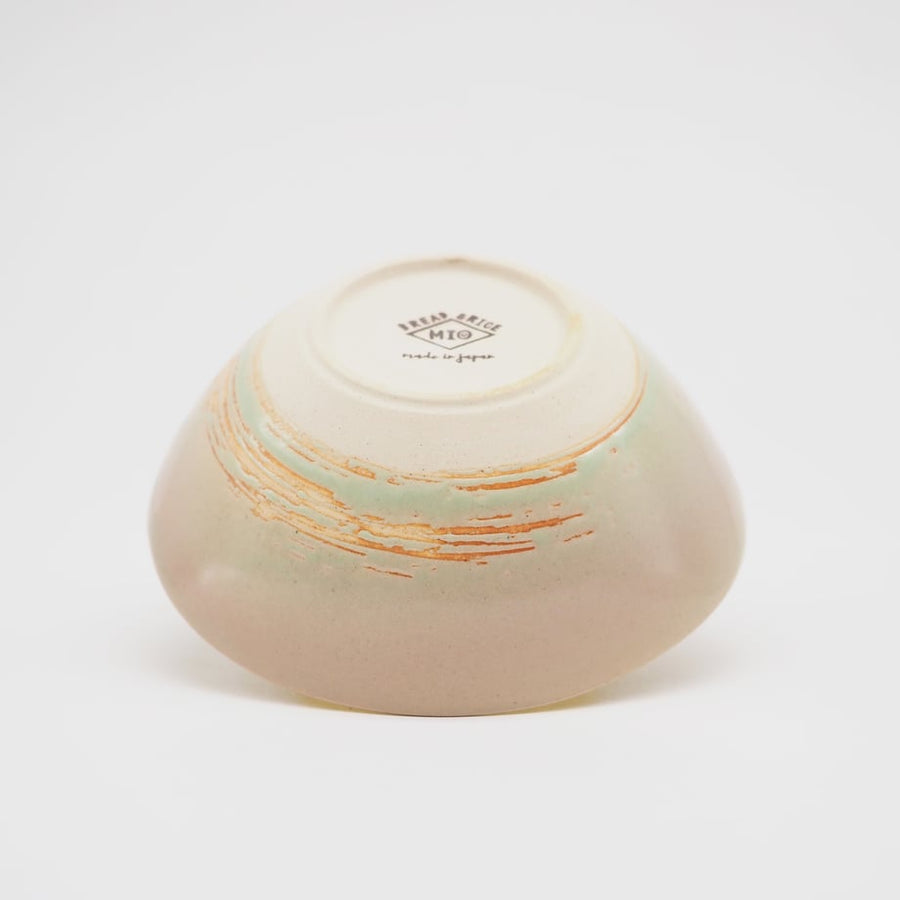 Bread & Rice Glossy Glaze Medium Bowl - Clear