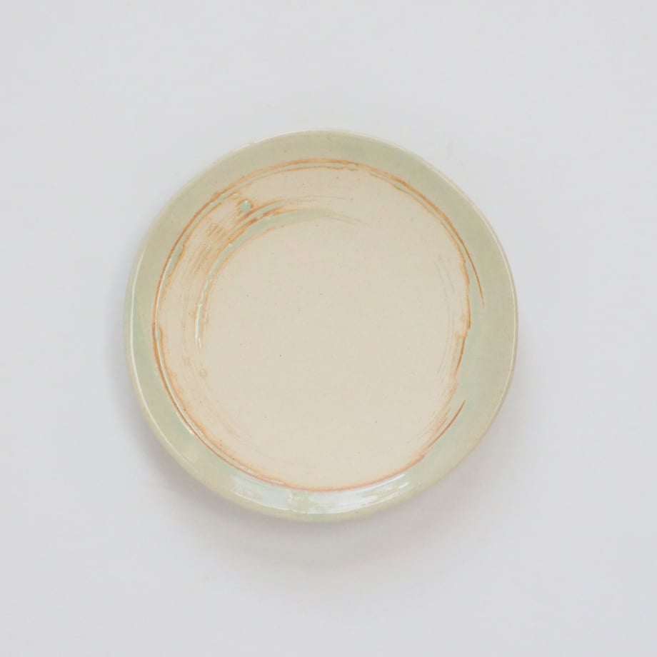 Bread & Rice Glossy Glaze Small Plate -Clear