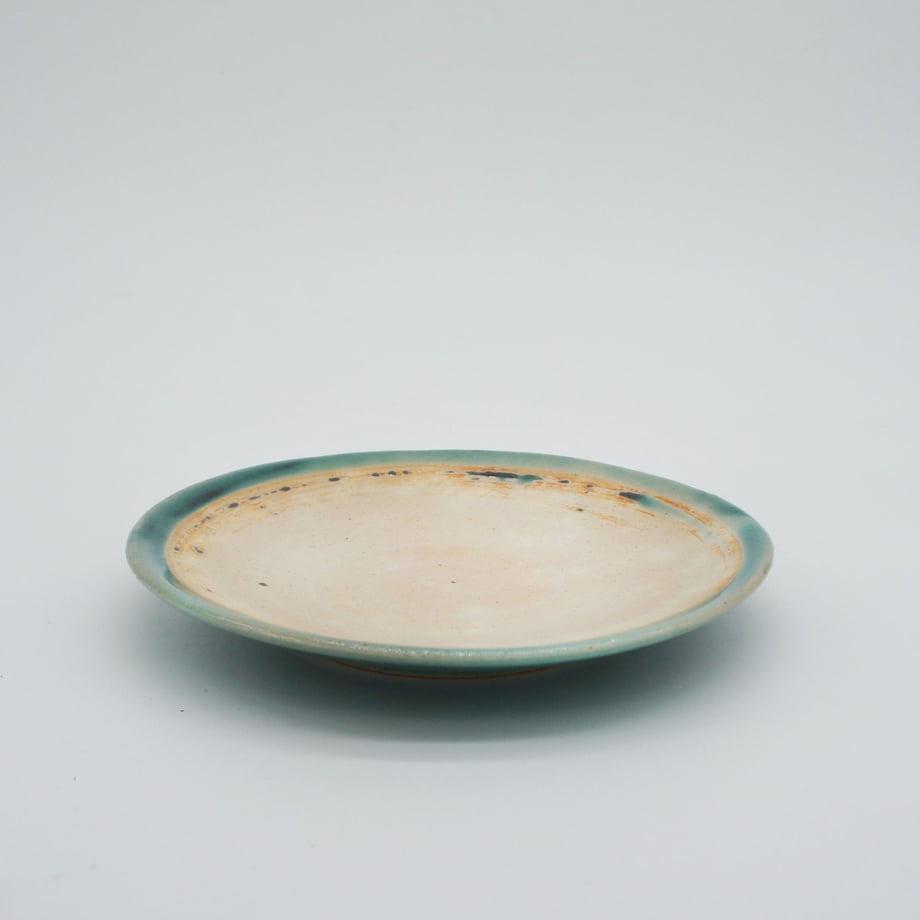 Bread & Rice Glossy Glaze Small Plate -Turkey Blue
