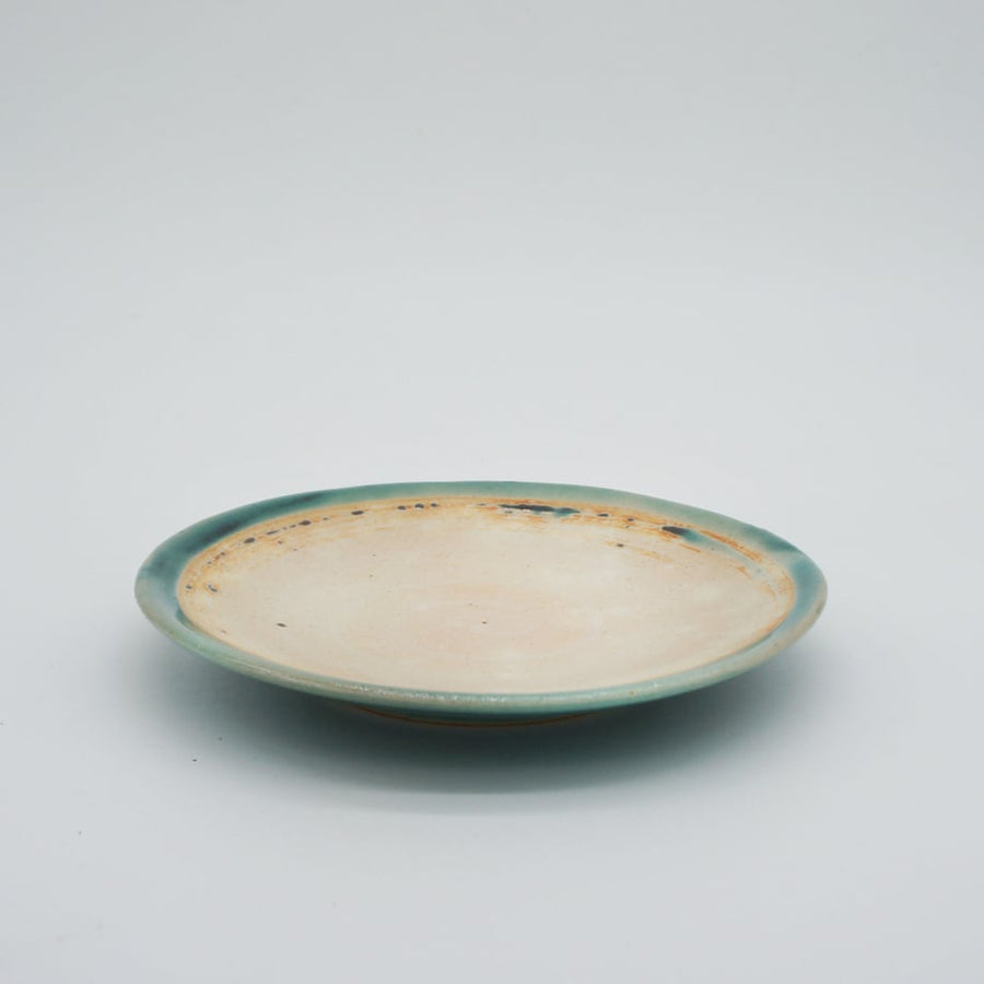 Bread & Rice Glossy Glaze Small Plate -Turkey Blue