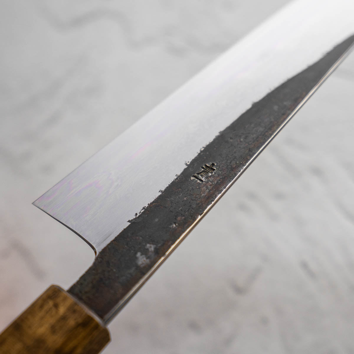 HADO Blue 1 Damascus Gyuto 240mm - Oak