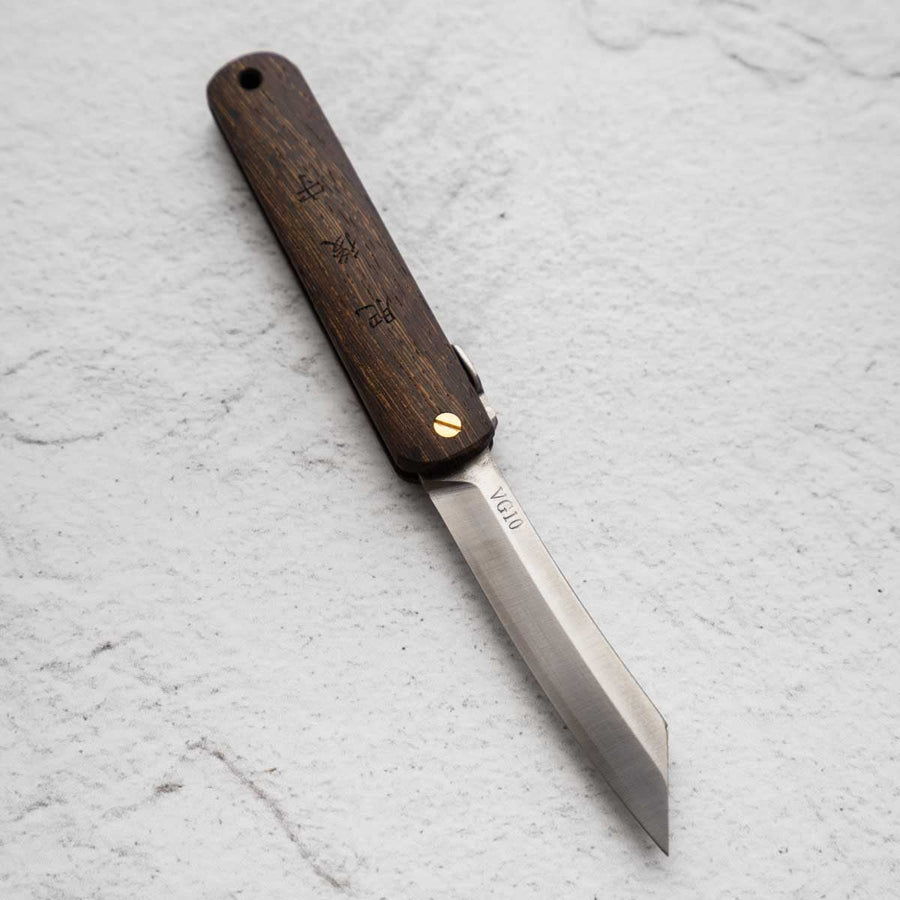 Nagao Kanekoma Higonokami VG10 Custom - Bombay Blackwood - No 49