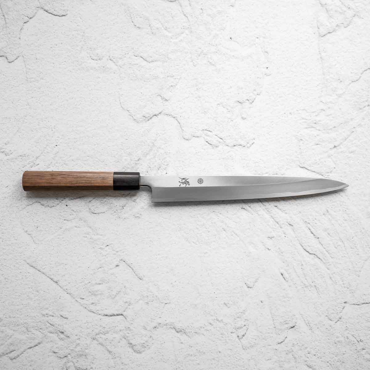 Sakai Kikumori Tomoshibi Yanagiba 240mm - view 6