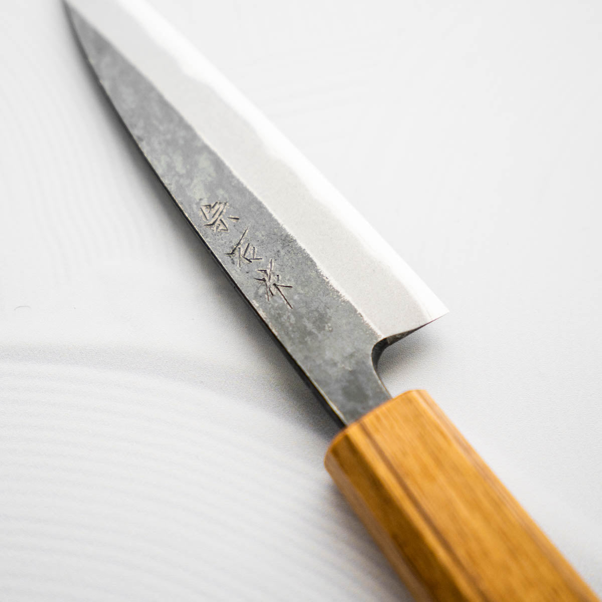 Muneishi Blue 2 Petty 135mm - blade detail