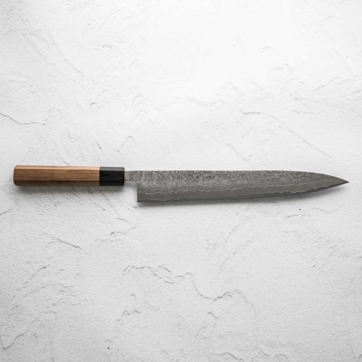 Shiro Kamo SG2 Black Damascus Sujihiki 270mm